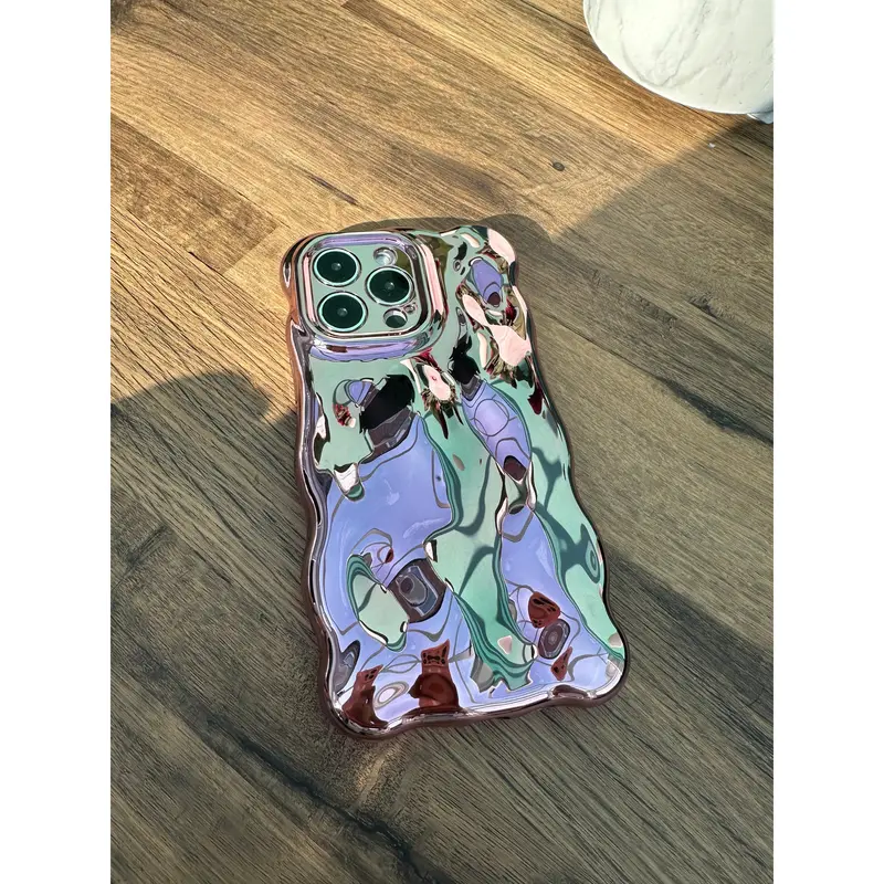 3D Bubble Bliss Phone Case - Metallic Rose Gold | Stylish and Protective Case with Textured Bubble Design 1