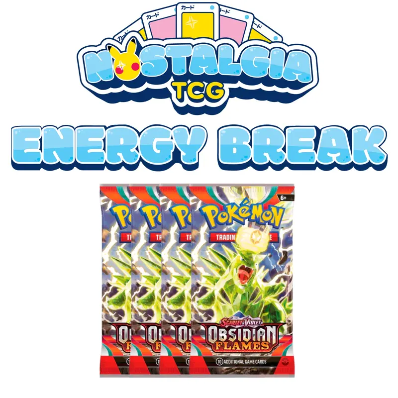 ENERGY BREAK X72 Obsidian Flames with bounty - Trading Cards 0