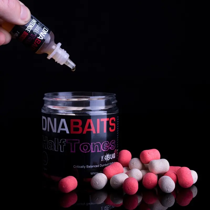 DNA Baits The Bug Half Tones Wafters: Pink and White - Carp Fishing Wafters in Small and Large 1
