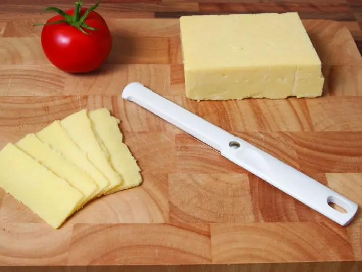 Cheese Slicer Thick & Thin Slices with Ease - Lightweight Plastic Cheese Cutter for Effortless Slicing & Versatile Use - Simple Design for Precision Slicing 1