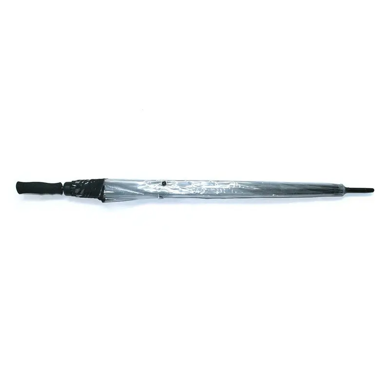 Clear PVC Golf Umbrella with Black Trim 7