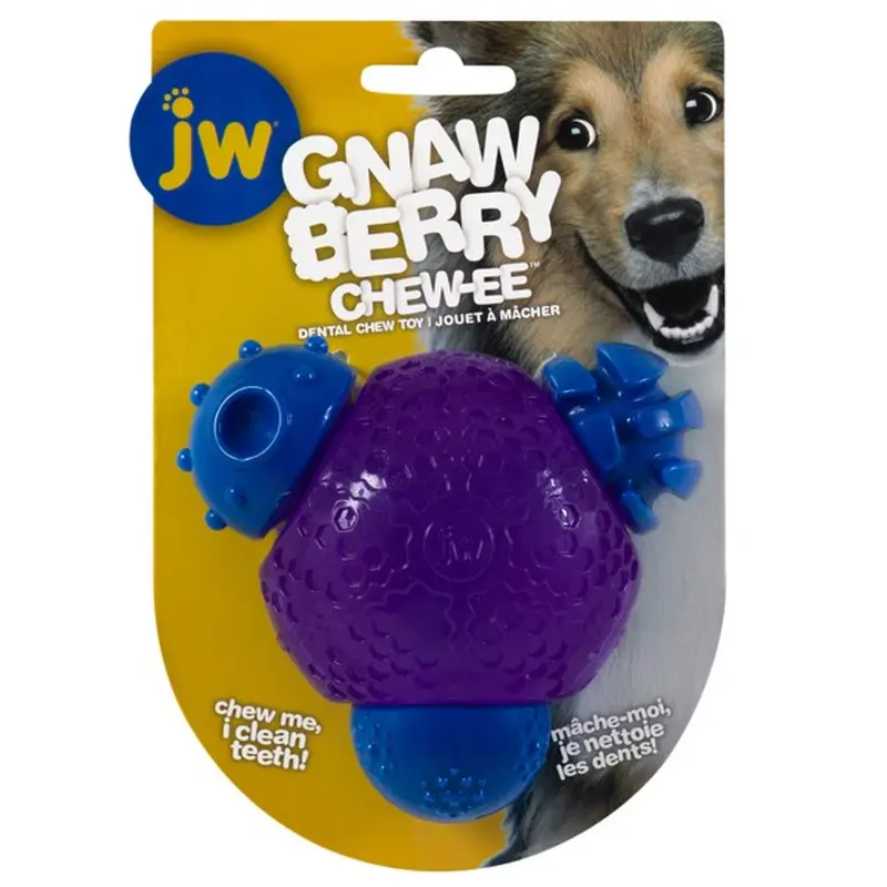 JW Dog Toy Gnaw Berry Chew-ee 0