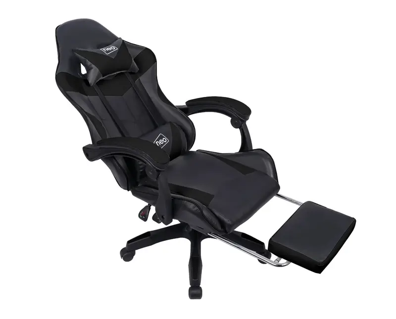 Neo Leather Gaming Chair with Massage Function and Footrest for Improved Comfort and Posture 5