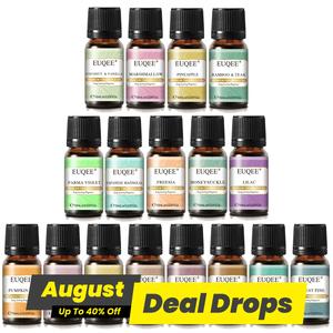 Fragrance Oil Set, 4/5/8 Counts Natural Style Pre-diluted Multi-scented Oil, Home Care Supplies for Living Room Bathroom Dormitory Car Office, Household Items