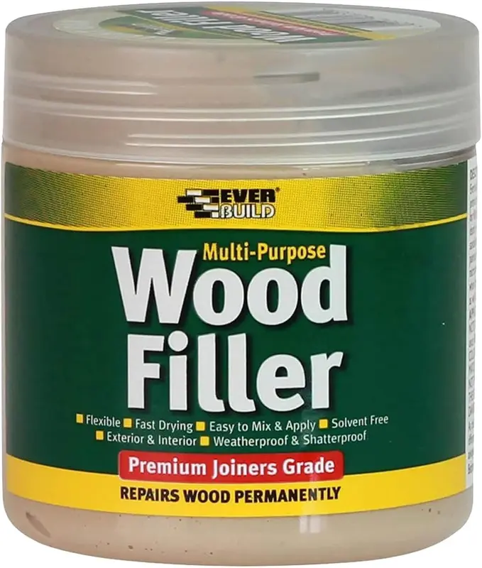 Multipurpose Wood Filler – Suitable for Indoor and Outdoor Use – Sandable – Light Stainable – 250ml 0