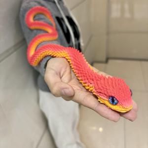 3D Printed Snake, 1 Box Creative Snake Statue, Home Decor, Desktop Ornament, Birthday Gift