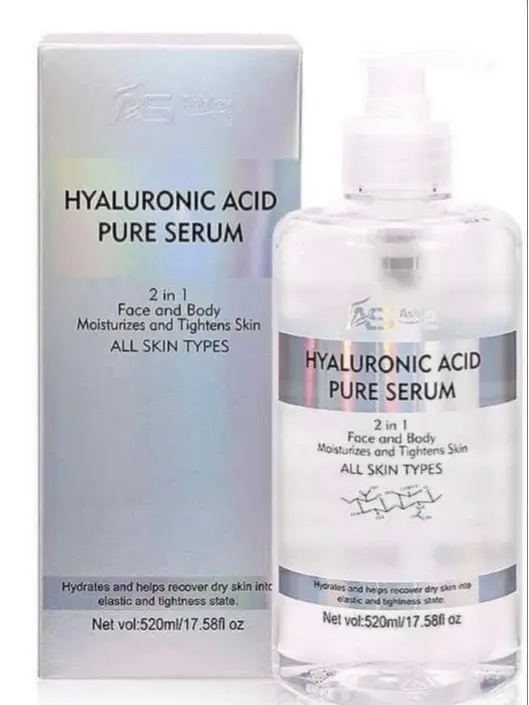 AS Ashley Niacinamide Pure Serum or Hyaluronic Acid Pure Serum Face and Body 500ml 5