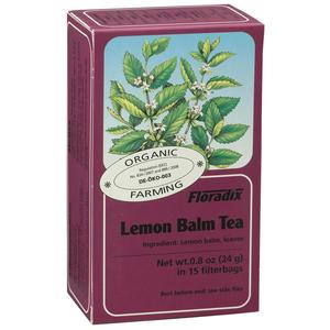 Floradix Lemon Balm Organic Herbal Tea 15 Bags