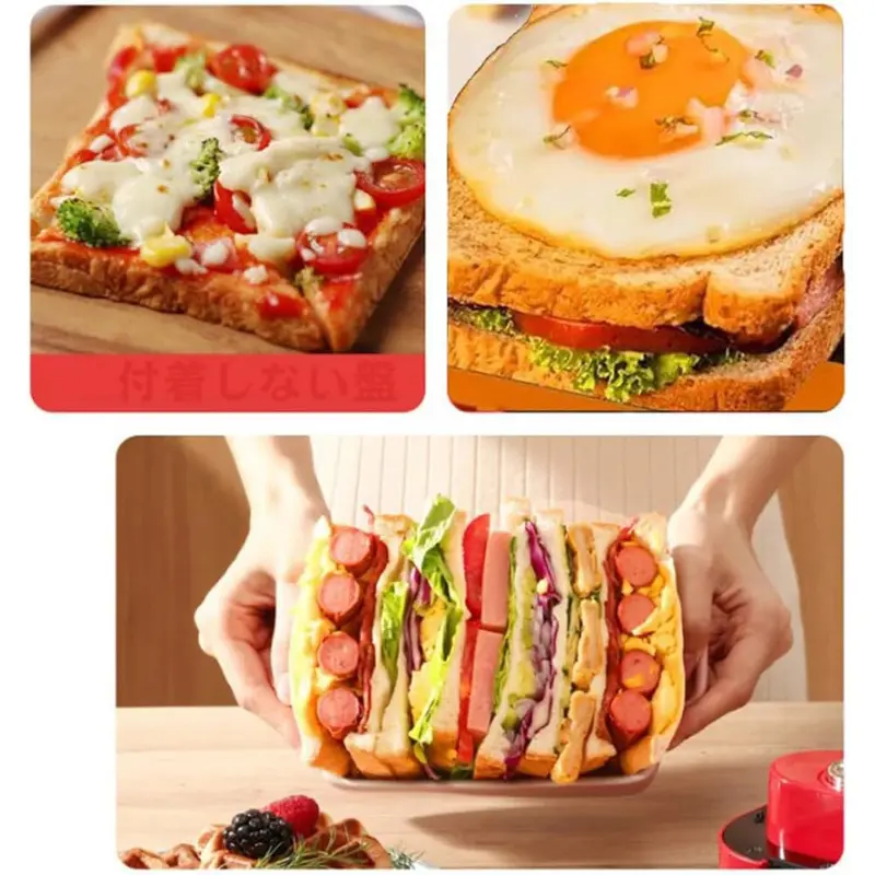 Toasted Sandwich Maker Microwavable Machine Waffle Maker Microwave Oven Toastie 3