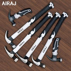 Multifunctional Heavy Duty Claw Hammer Set, Industrial Grade Decorative Household Hammer Coated with Rubber Anti-slip Hardware Tools, Professional Hand Tool, Heavy Duty
