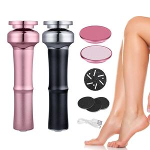 Rechargeable Electric Foot File, Wireless Handheld Foot Dead Skin Remover, Multifunctional Personal Foot Grinding Tool for Home & Nail Salon, Manicure
