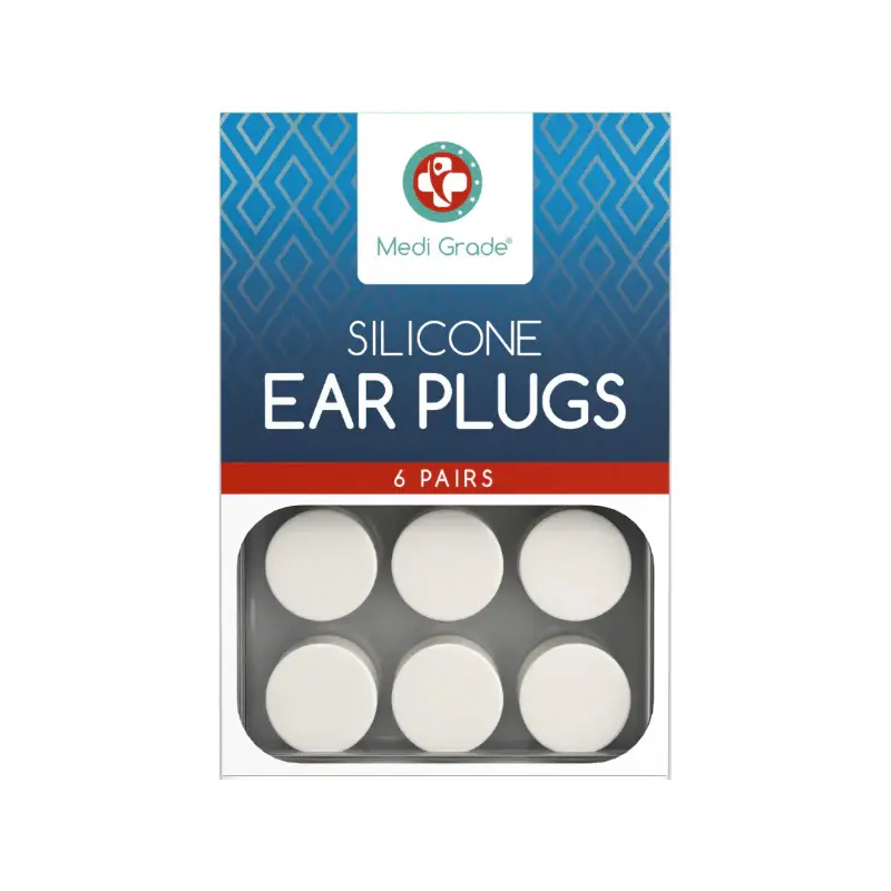 Medi Grade Silicone Ear Plugs - Noise Cancelling Mouldable Ear Plugs Comfort Handy