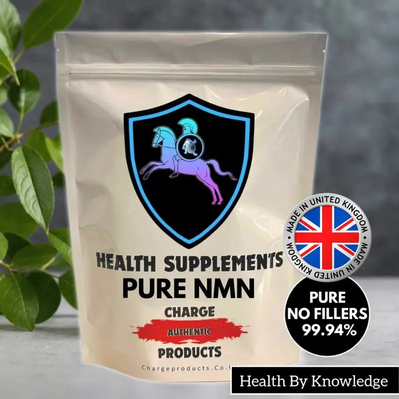 *PURE NMN NO FILLERS* 60 500mg Capsules. NAD Levels, Beauty Supplement Certified 99.95% High Strength Immunity Skin Health from Charge Products UK 7