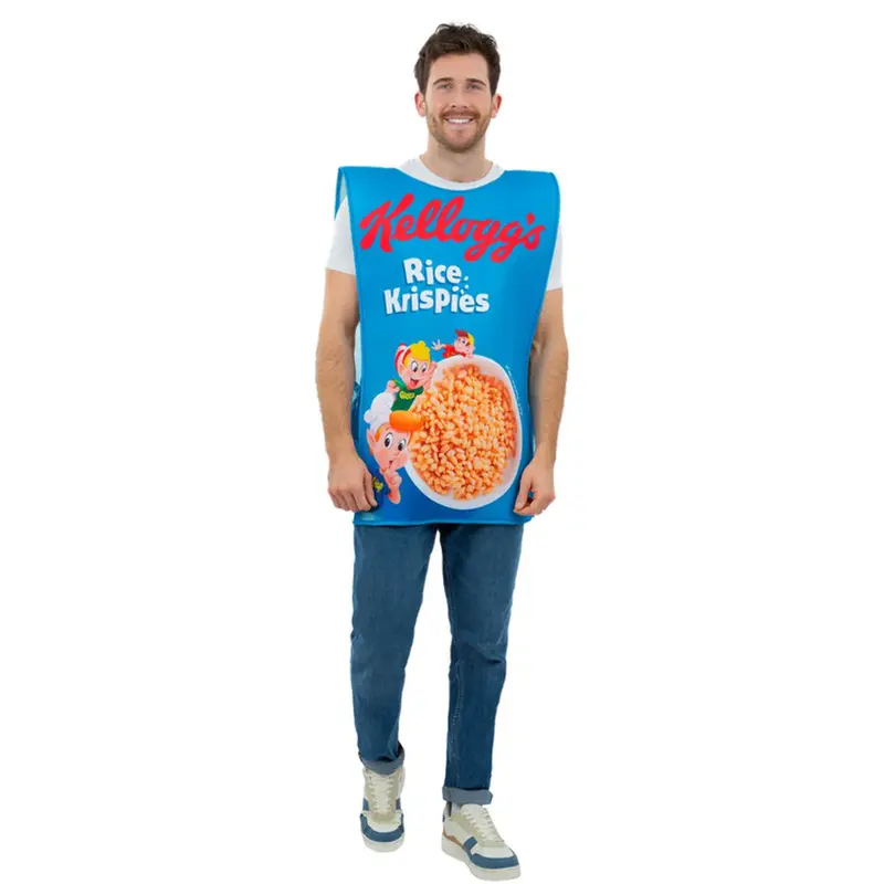 Kelloggs Cereal Box Novelty Food Fun Fancy Dress Costume Mens Ladies Funny Outfit 5