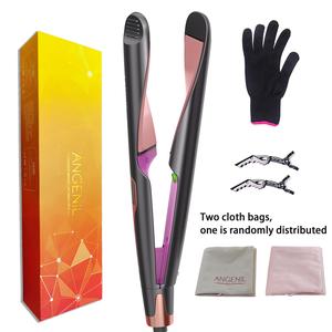 Electric Heated Twist Hair Straightener, 1 Count LCD Display Fast Heating Hair Straightener, Portable Heated Hair Styling Tool for Home, Salon, Travel