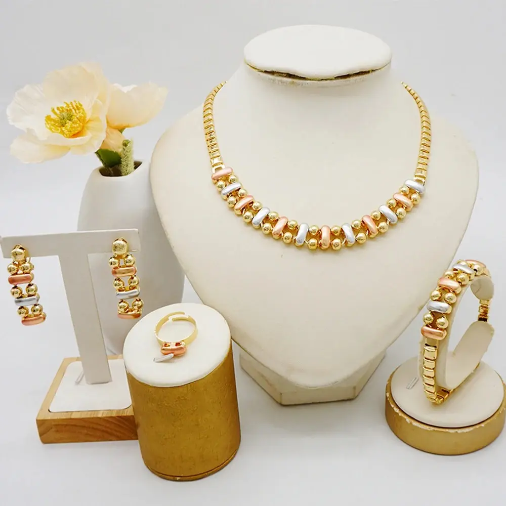 New 2025 Design High Quality Simple Cord Necklace Set for Women
