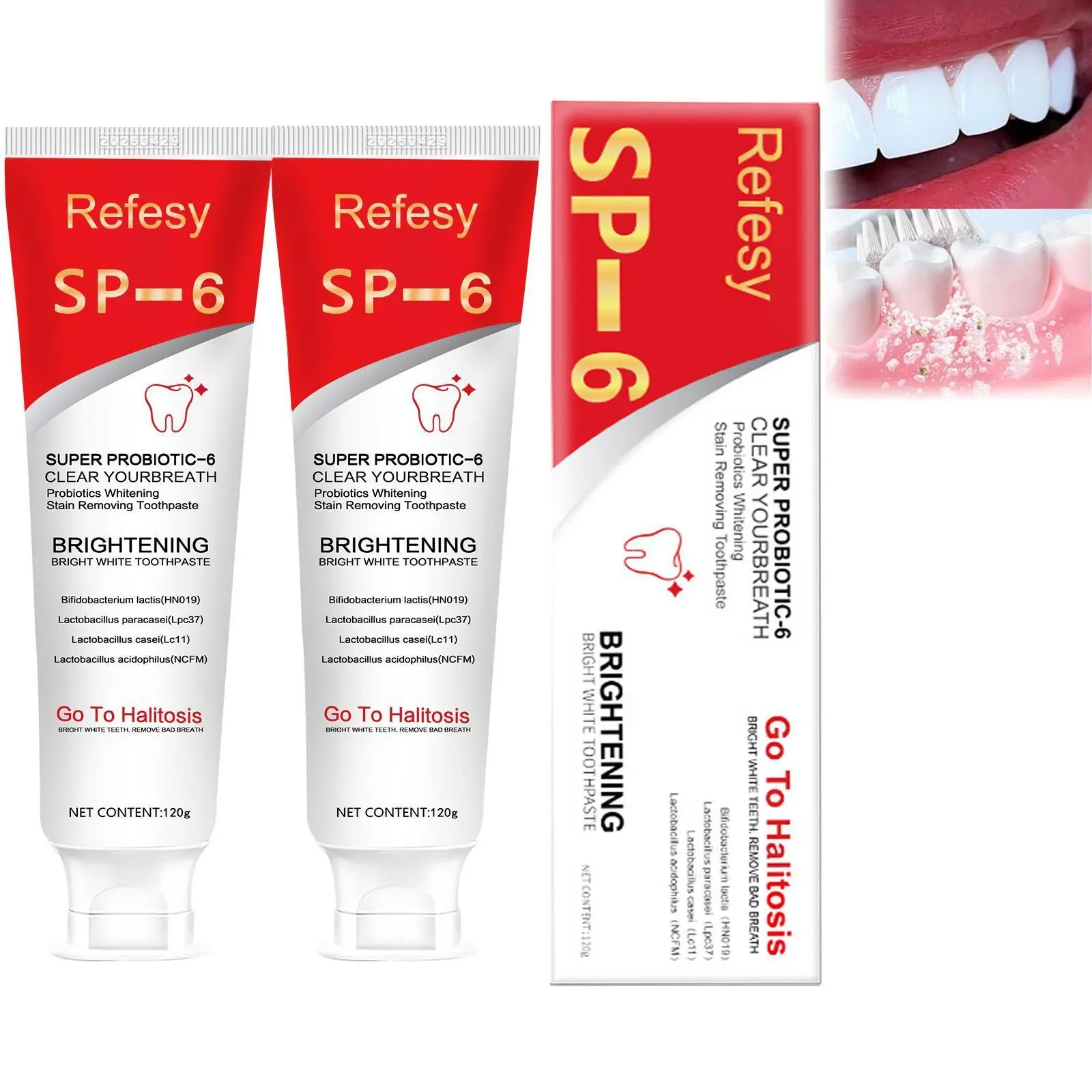 (New) 2025 Probiotics Bright Toothpaste, Sp 6 Toothpaste, Sp-6 Ultra Toothpaste, Ultra Toothpaste Sp-6, Sp-6 Probiotics Toothpaste, Fresh Breath