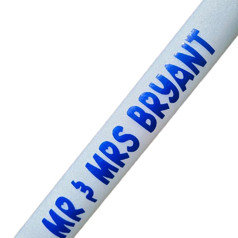 Personalised Wedding LED Foam Glow Sticks - Perfect Party Gifts 1