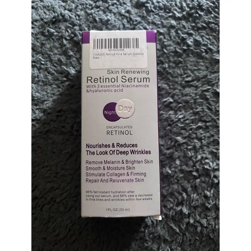 OKAQEE Retinol Face Serum Essence 30ml Wrinkles Removal RRP £34.99 1