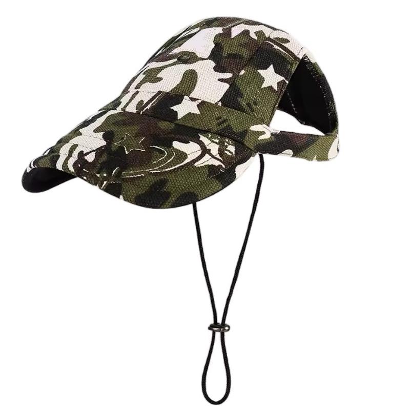 Brubonchi Pet Clothing & Accessories Adjustable Dog Baseball Cap Sun Hat with Ear Holes. UK Shop 1