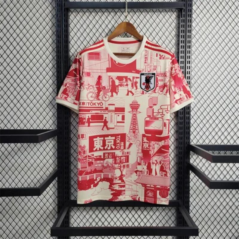 JFA Japan Tokyo City Red Soccer Jersey Boy & Adult Sizes Summer Gift 1