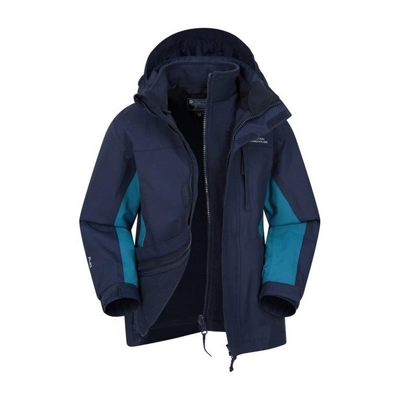 Mountain Warehouse Childrens/Kids Cannonball 3 in 1 Waterproof Jacket - (UTMW156) 0