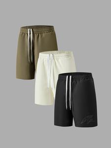 Men's Letter Print Boxer Brief, Casual Comfy Breathable Underwear for Daily Wear, Mens Underwear for Summer