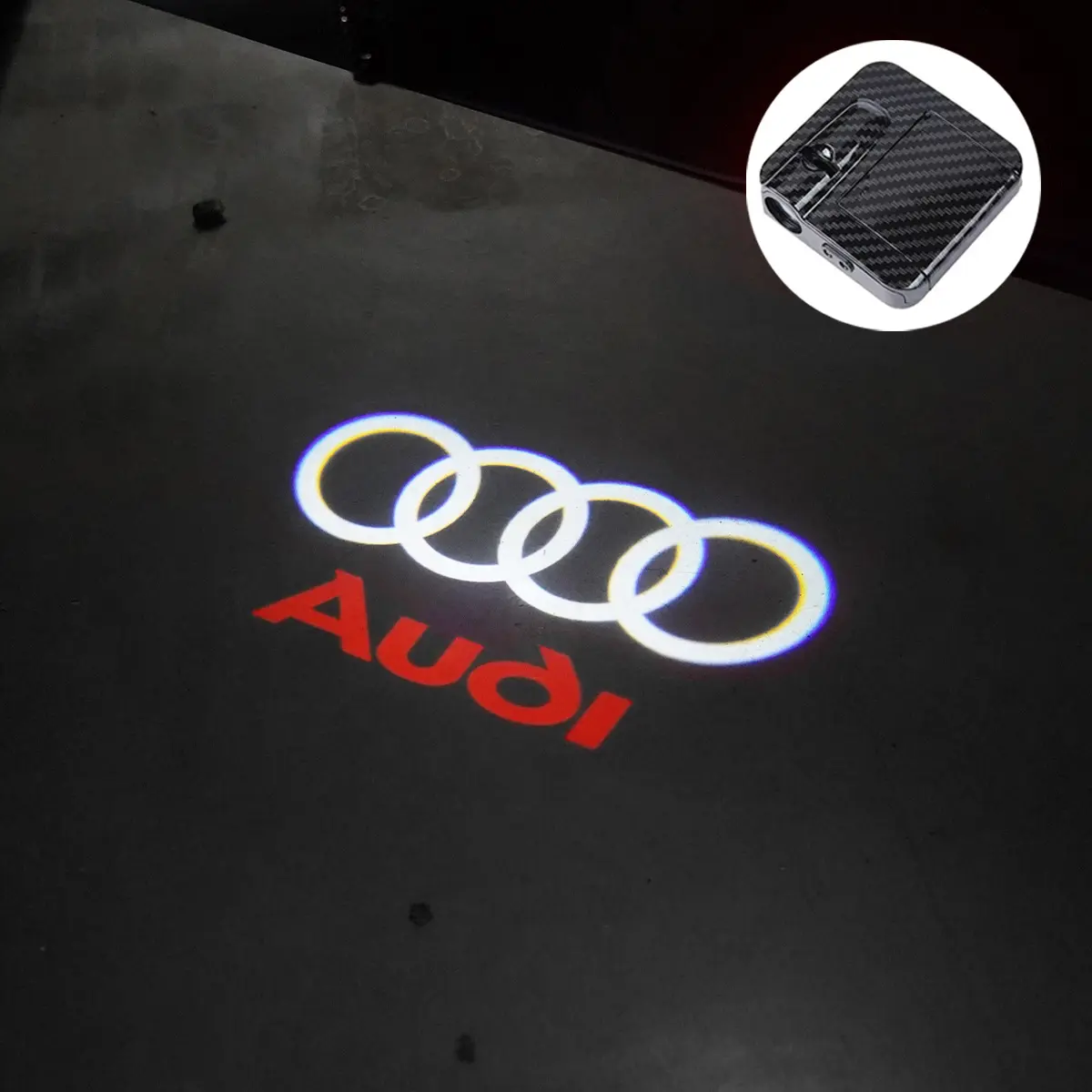 2pcs Car Door Welcome Lights for Audi A1 A3 8P 8V A4 A5 A6 A7 A8 Q3 Q5 Q7 Q8 Sline TT Logo Projector Ghost Shadow Lamp