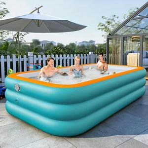 Small Inflatable Swimming Pool for Entertaining and Relaxing (1 Count), Compatible with Ocean Ball (inflatable Pump Is Not Included and Needs To Be Purchased Separately)