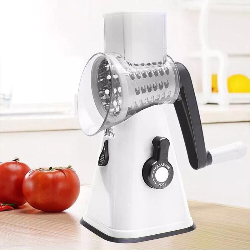 3 in 1 Rotary Food Slicer Chopper Cheese Grater Fruit Vegetable Shredder Cutter for Kitchen Utensils 1