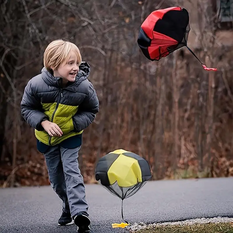 1/3pcs Parachute Toy, Anti-Tangle Throw Toy Parachute, Outdoor Throw Youngsters's Flying Toy, Gift (10 Colors) 7