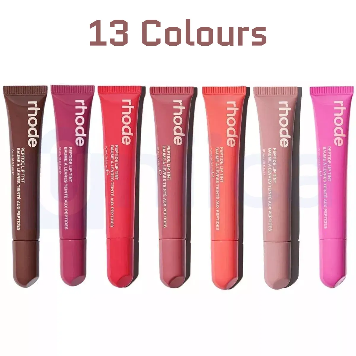 Rhode Peptide Glossy Lip Tint Moisturizer, Hydrating Lip Balm Uk | Comfort Moisture Hydrate | 13 Colours Lipgloss Nourishing Makeup