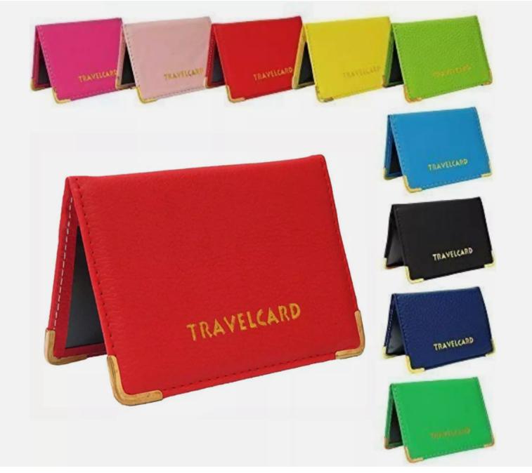 New PU Leather Travel Bus Rail Pass Card Holder Oyster Cover Case Holder WalletHISTORY 6