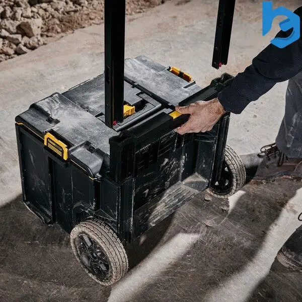 Dewalt Toughsystem 2 Rolling Mobile Tool Storage Box Trolley + Tstak Adaptor 4