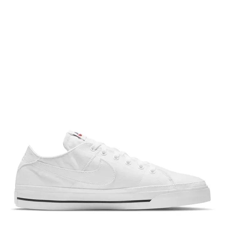 Nike Mens Court Legacy Canvas Shoes Low Top Trainers Sneakers Lace Up Closure