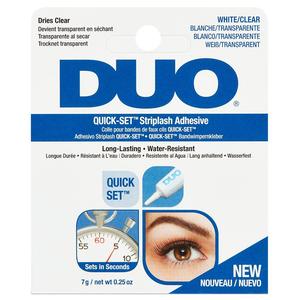 DUO Quick Set Professional Strip Lash Glue - Clear Tone (7g) Eyelashes Makeup