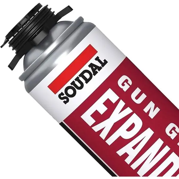 6 x Gap Filler Expanding Foam Soudal Gun Grade 750ml PU Polyurethane Foam Can 1