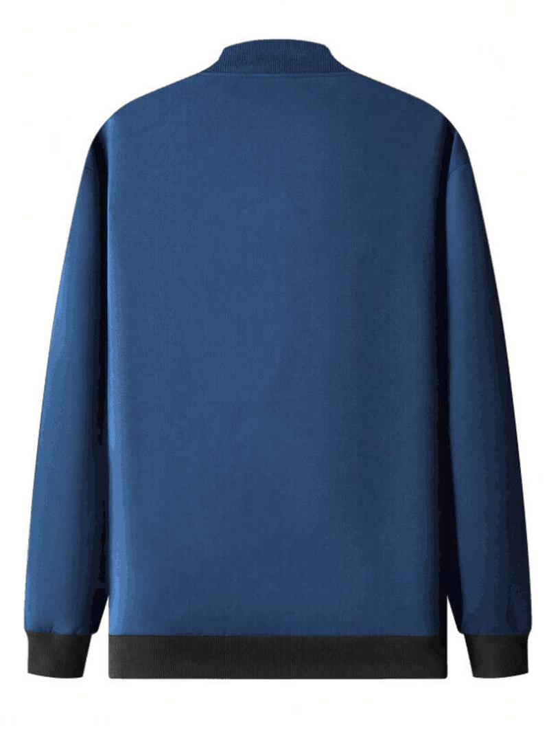 Product Introduction of 2024 Spring and Autumn New Baseball Collar Short Loose Solid Color Jacket Men's Business Casual Thin Coat Trend 17