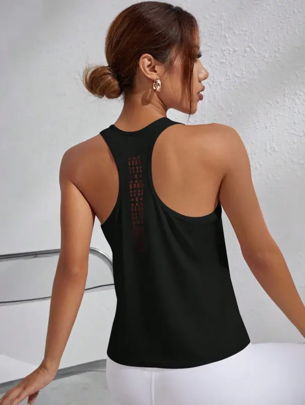 Sport Studio Letter Graphic Tank Top – Women’s Activewear Sleeveless Sports Vest 4