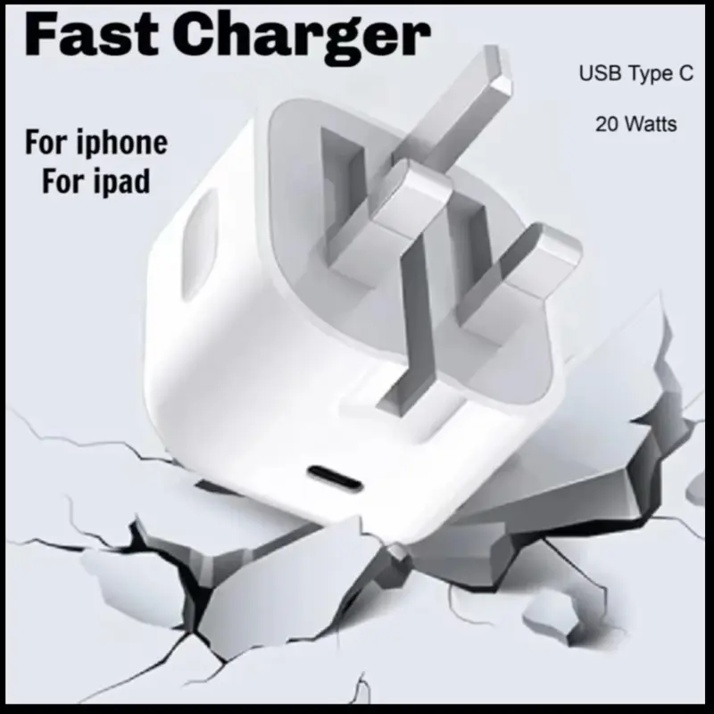 Universal USB-C Power Supply - High-Speed Power Adapter for iPhone 15/14/13/12 Pro Charger and iPad Air/Pro Charging Plug - Smartphone, Cellphone Electronic 1
