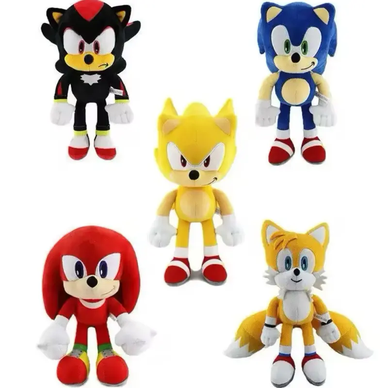 Brand New Sonic The Hedgehog Plush Doll for Children - 30cm Soft Plush Toy 0