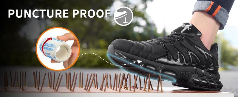 Product Introduction of Casual Trainers Men Women, Lightweight Breathable Multifunctional Shoes, Perfect for Construction Site, Exploitation Site, Forging Workshop, Manufacture, Logistics, Warehouse, Factory 7