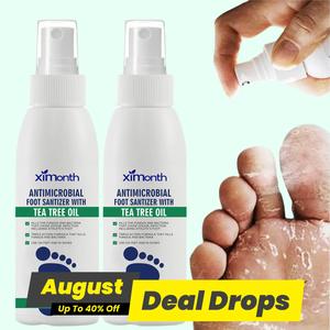 Foot Sanitizer Spray with Tea Tree Oil, 2 Counts/set Foot and Nail Sanitizer Spray, Foot Sanitizer Spray for Men and Women, Foot Care Product