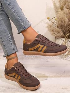 Women's Low Top Lace Up Training Shoes, Casual Comfortable Breathable Lightweight Wear-Resistant Sports Shoes, Non-Slip Sneakers for Gym Workout Running