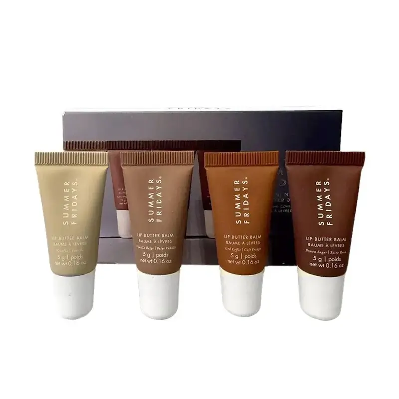 Summer Fridays Lip Balm Moisturizing Mirror Lip Gloss Lip Vanilla Pink Sugar Coffee Cake Smell Lipstick Transparent Oil Makeup 7