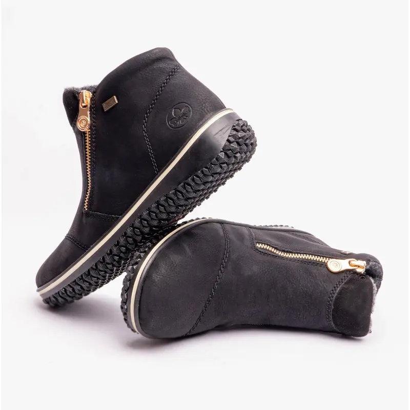 Rieker Z4265-00 Womens Ankle Boots Black Casual 2