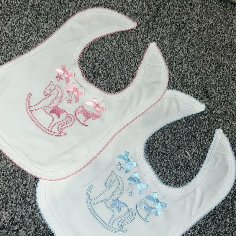 Baby Horse Bibs - Soft and Absorbent Baby Feeding Accessories