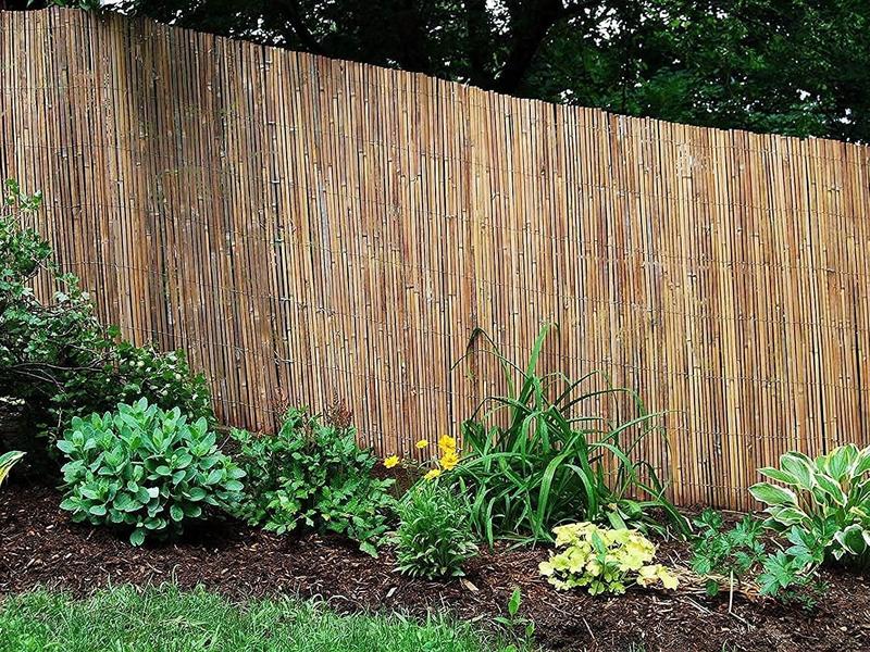 Natural Bamboo Slat Fence Cover – Durable, UV-Resistant Outdoor Privacy Solution gardening tools garden accessories 5
