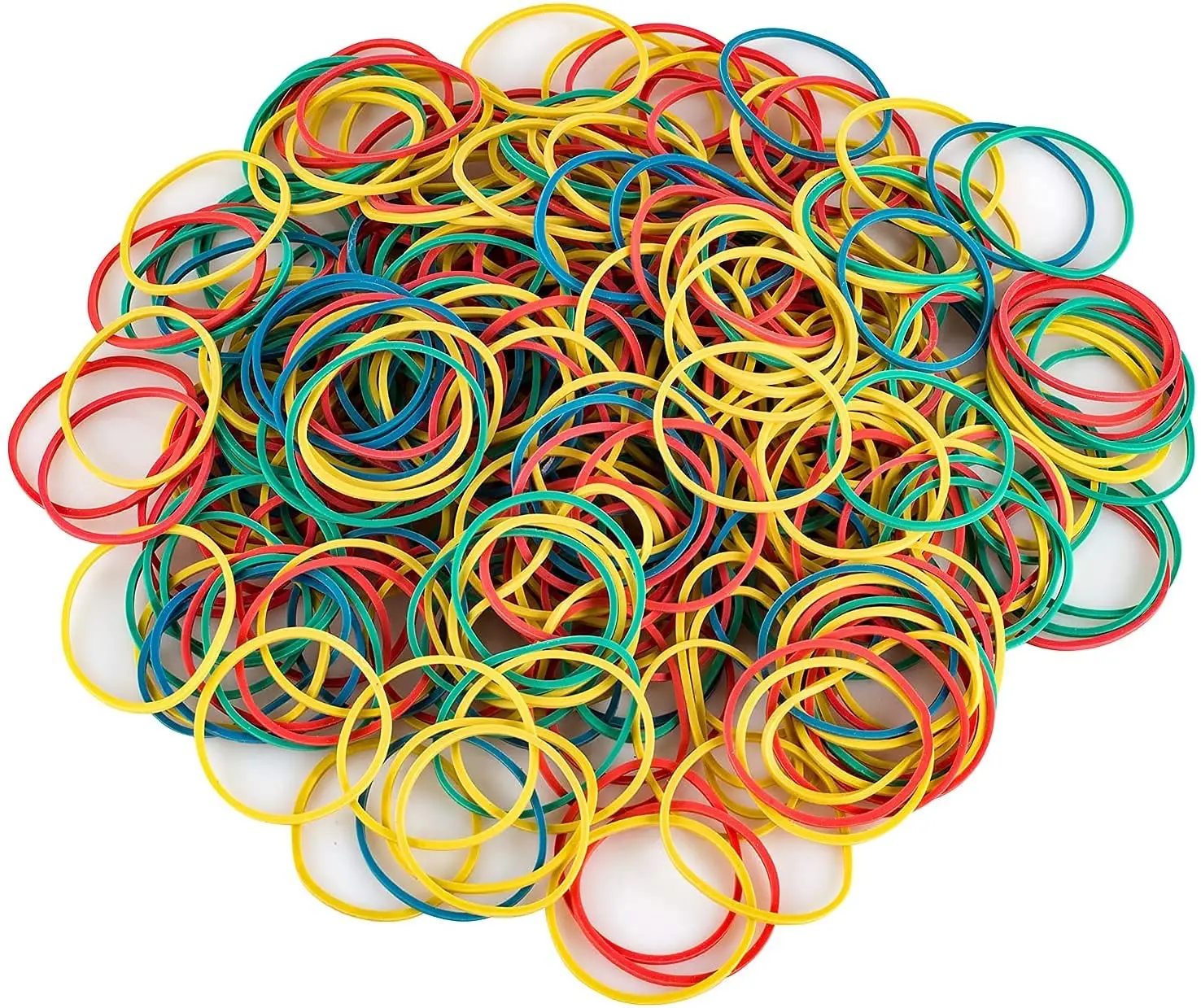 100-500pc Rubber bands for stationery use, Colorful hair bands, Strong quality bands