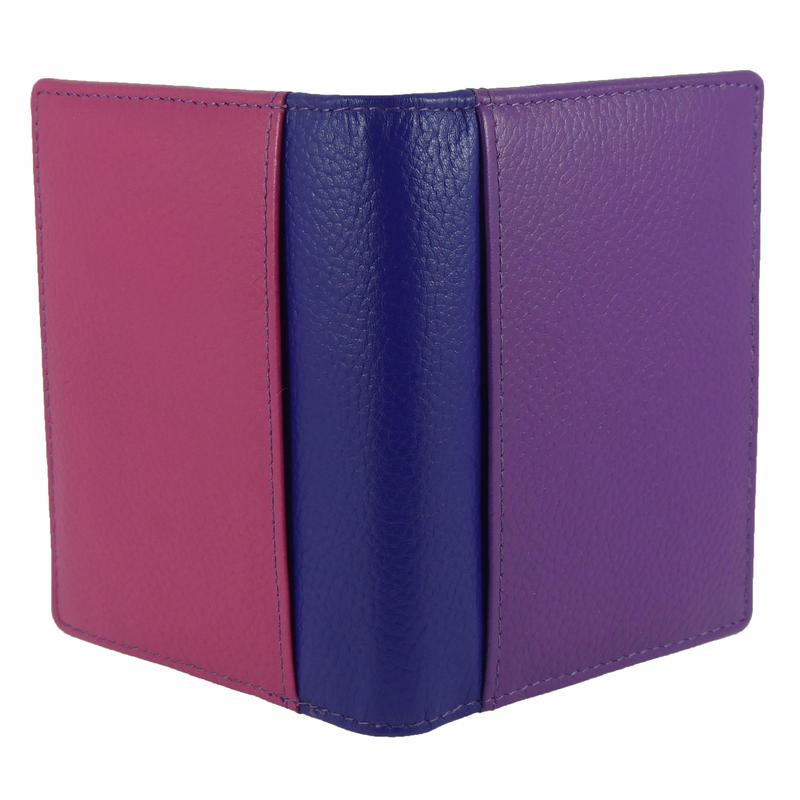 Slim Compact Card Holder Wallet RFID Real Leather 8